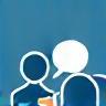 Icon representing consulting